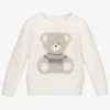 Il Gufo Ivory Wool Knitted Sweater