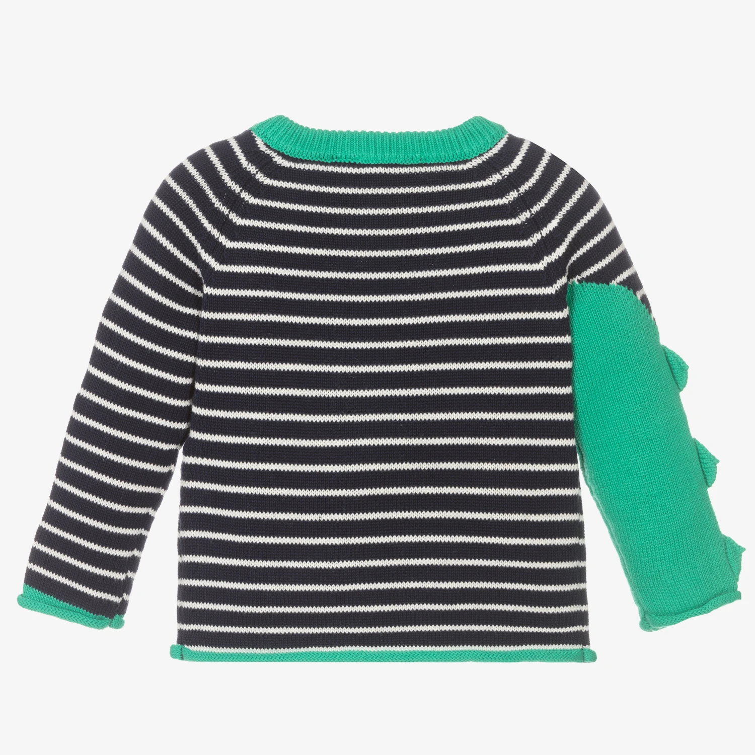 Joules Baby Boys Blue Crocodile Jumper 2 Joules Baby Boys Blue Crocodile Jumper - Image 2