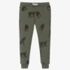Joules Boys Green Cotton Joggers