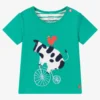 Joules Boys Green Cotton T-Shirt