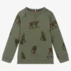 Joules Boys Khaki Green Sweatshirt