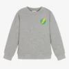 Joyday Boys Grey Cotton Lightning Bolt Sweatshirt