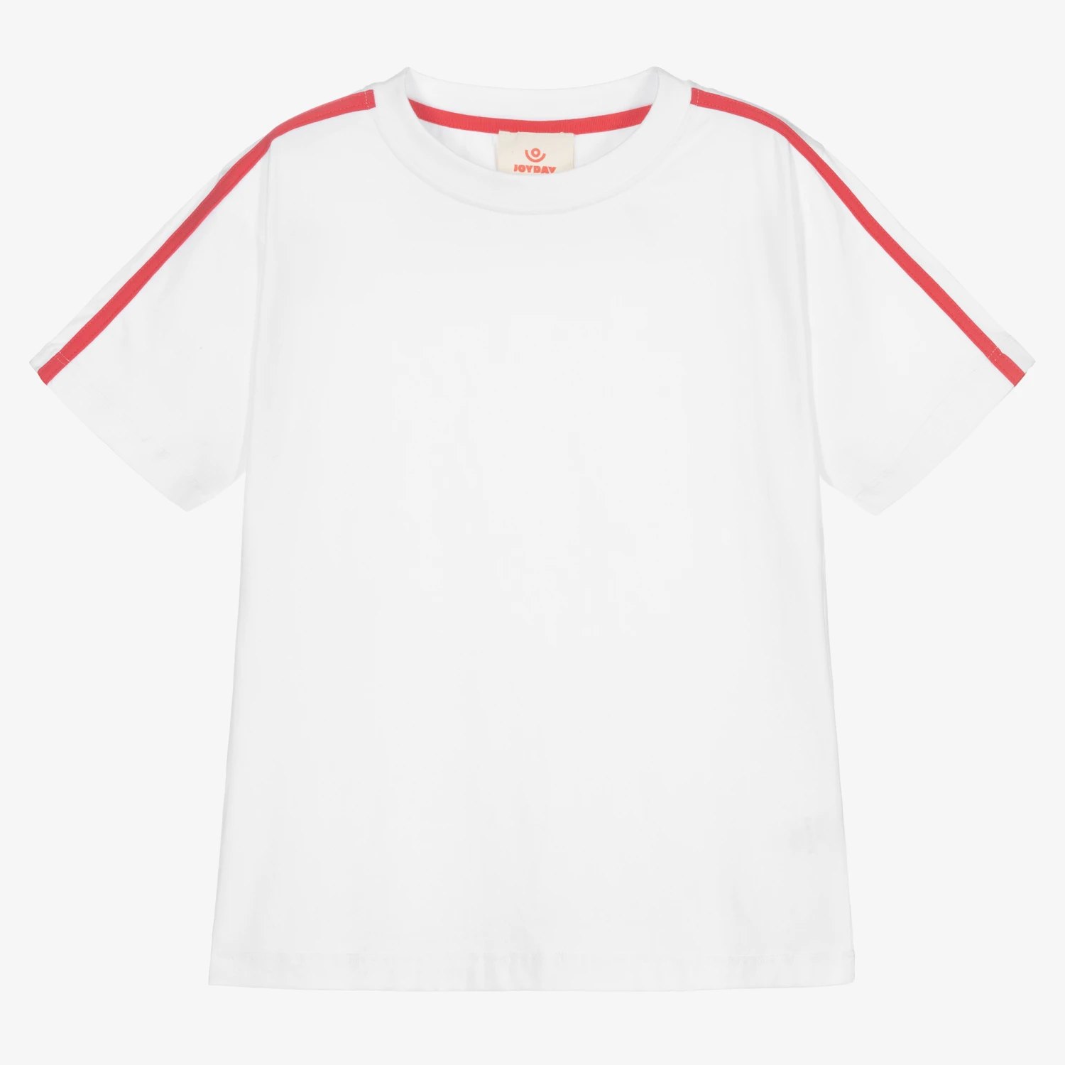 Joyday Boys White Cotton T-Shirt 1 Joyday Boys White Cotton T-Shirt