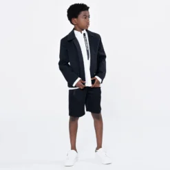 KARL LAGERFELD KIDS Boys Black Jersey Logo Shorts -Outlet Little Gents Set Store karl lagerfeld kids boys black jersey logo shorts 504877 34c401c02e7abd3706b305c39efba71f0e6e8462 outfit