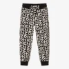 KENZO KIDS Black & White Logo Joggers