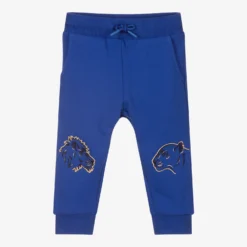 KENZO KIDS Boys Blue Cotton Joggers