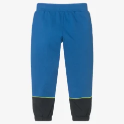 KENZO KIDS Boys Blue Cotton Logo Joggers -Outlet Little Gents Set Store kenzo kids boys blue cotton logo joggers 502077 20c3386a6eb1676c68e9bbe78bef1241cc8f8922