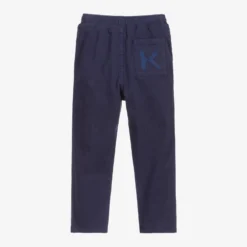 KENZO KIDS Boys Blue Cotton Trousers -Outlet Little Gents Set Store kenzo kids boys blue cotton trousers 406249 3559b8c82e7ba10a13bc8bb909b820d25e0cb4d4