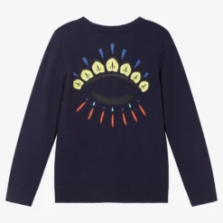 KENZO KIDS Boys Blue Eye Logo Sweater -Outlet Little Gents Set Store kenzo kids boys blue eye logo sweater 470289 c3b355af2a89d920bbb784b1633b954d666f8a0d