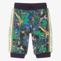 KENZO KIDS Boys Blue Jungle Joggers