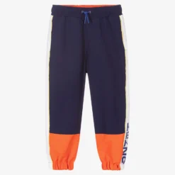 KENZO KIDS Boys Blue Logo Joggers