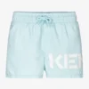 KENZO KIDS Boys Blue Logo Swim Shorts