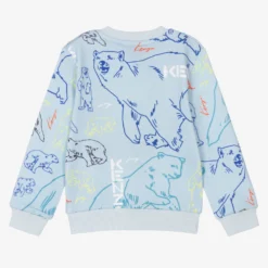 KENZO KIDS Boys Blue Nova Baby Sweatshirt -Outlet Little Gents Set Store kenzo kids boys blue nova baby sweatshirt 470621 7be2c85099a3722257220e68ae226c386d302002