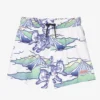 KENZO KIDS Boys Blue & White Tiger Logo Swim Shorts