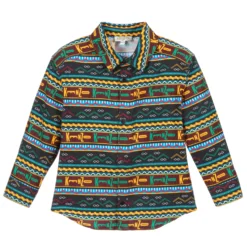 KENZO KIDS Boys Cotton Logo Shirt