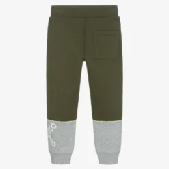 KENZO KIDS Boys Green Logo Joggers -Outlet Little Gents Set Store kenzo kids boys green logo joggers 470562 6145c076273c926812c4c7636804fbfffd5fa5ea