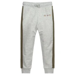 KENZO KIDS Boys Grey Cotton K Joggers
