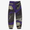 KENZO KIDS Boys Purple Cheetah Joggers