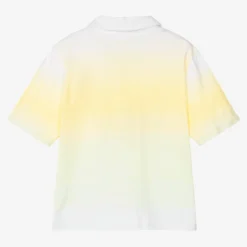 KENZO KIDS Boys Yellow & Blue Gradient Polo Shirt -Outlet Little Gents Set Store kenzo kids boys yellow blue gradient polo shirt 502074 3a690aaf4a06bc97ae9f795a6fb0fdf8051df9e8