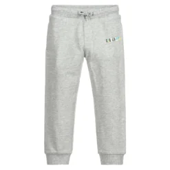 KENZO KIDS Grey K Logo Joggers