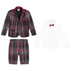 Kidiwi Boys Grey & Red Tartan Suit -Outlet Little Gents Set Store kidiwi boys grey red tartan suit 339829 3e650c12b7140d15034801dcd05fe43473a4b9e1
