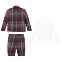 Kidiwi Boys Grey & Red Tartan Suit -Outlet Little Gents Set Store kidiwi boys grey red tartan suit 339829 b1d3e32cd0b1b956f259079be9e5df8b58ddc94c