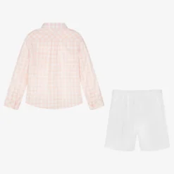 Kidiwi Boys Pink & White Cotton Shorts Set -Outlet Little Gents Set Store kidiwi boys pink white cotton shorts set 490638 400dd02ac53158d5268c170799f873a280547286