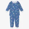 Kissy Kissy Blue Pima Cotton Space Pyjamas