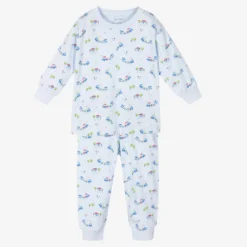 Kissy Kissy Blue Rail Pima Cotton Pyjamas