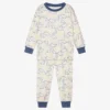Kissy Kissy Boys Ivory Pima Cotton Pyjamas