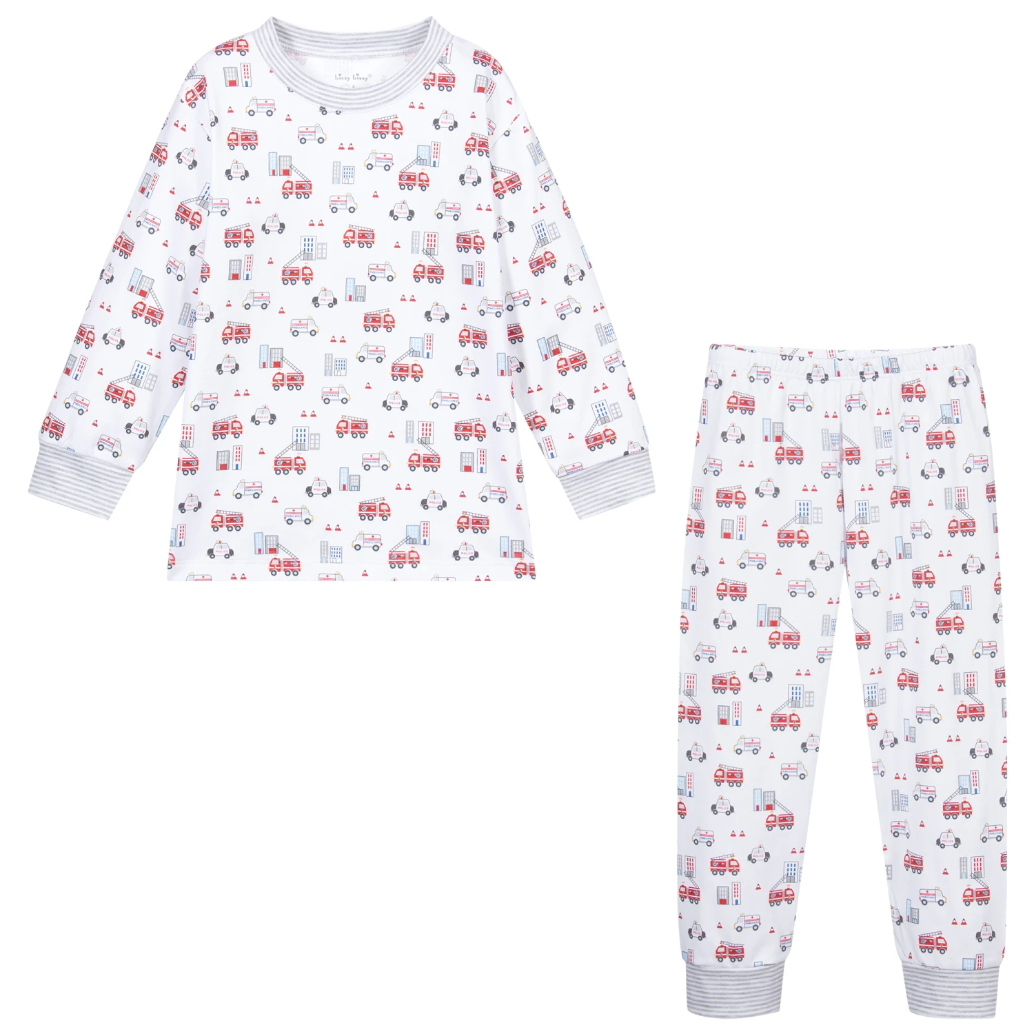 Kissy Kissy Boys Pima Cotton Pyjamas 2 Kissy Kissy Boys Pima Cotton Pyjamas - Image 2