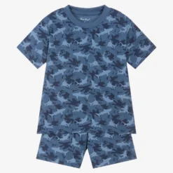 Kissy Kissy Boys Shark Shivers Short Pyjamas