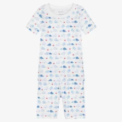 Kissy Kissy Boys Whalewatch Pima Cotton Short Pyjama Set