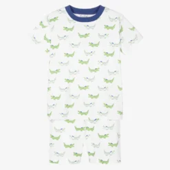 Kissy Kissy White Alligator Short Pyjamas
