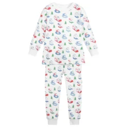 Kissy Kissy White Pima Cotton Dog Pyjamas