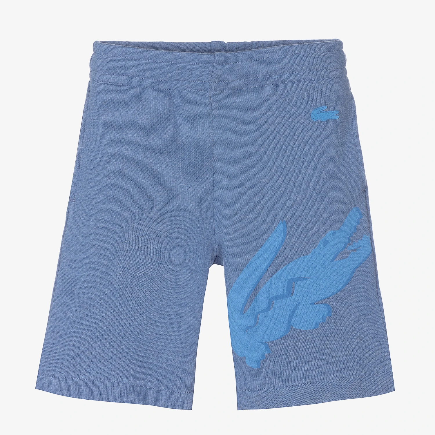 Lacoste Boys Blue Crocodile Shorts 1 Lacoste Boys Blue Crocodile Shorts