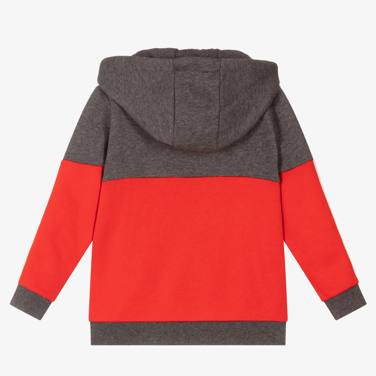 Lacoste Boys Red & Grey Zip-Up Top 2 Lacoste Boys Red & Grey Zip-Up Top - Image 2