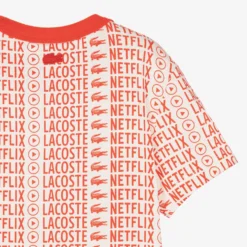 Lacoste White & Red Cotton Netflix T-Shirt -Outlet Little Gents Set Store lacoste white red cotton netflix t shirt 509017 9cd4cf2222984567b0ecf77f3685bda146ea2a33