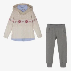 Lapin House Boys Beige & Grey Trouser Set -Outlet Little Gents Set Store lapin house boys beige grey trouser set 464562 4caeed2d7ff4e7d7aa0e110411ca8af8b0b52d02