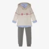 Lapin House Boys Beige & Grey Trouser Set