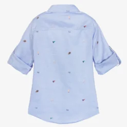 Lapin House Boys Blue Cotton Logo Shirt 6 Lapin House Boys Blue Cotton Logo Shirt -Outlet Little Gents Set Store lapin house boys blue cotton logo shirt 423681 74ea536e2f701101c2e28942fc1d30037d39e3da