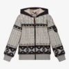 Lapin House Boys Grey Zip-Up Top