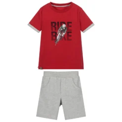 Lapin House Boys Red & Grey Shorts Set -Outlet Little Gents Set Store lapin house boys red grey shorts set 365997 bb64420bc8c07265489d94881a8ed17f5879eeb8