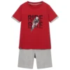 Lapin House Boys Red & Grey Shorts Set