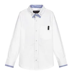 Lapin House Boys White Cotton Shirt