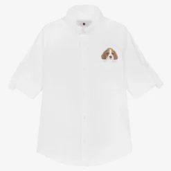 Lapin House Boys White Dog Print Shirt -Outlet Little Gents Set Store lapin house boys white dog print shirt 464764 42a4425106f9dc77fa13a2876518740c927eaac2