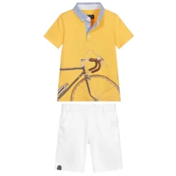 Lapin House Boys Yellow & White Shorts Set -Outlet Little Gents Set Store lapin house boys yellow white shorts set 366090 a0fc54601baf6ba7998d0f776516f2d8e4222faa
