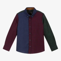 Lapin House Red & Blue Check Shirt