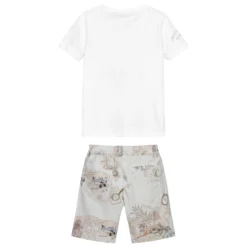 Lapin House White & Beige Shorts Set -Outlet Little Gents Set Store lapin house white beige shorts set 366006 6fbfddad0f367c07d566a8a1eada64daf0a8ec46