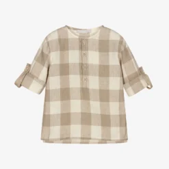 Chic By Laranjinha Boys Checked Linen Shirt -Outlet Little Gents Set Store laranjinha boys checked linen shirt 440782 9727b2d1d36ecba265b10bd366d6b9feebbbb657
